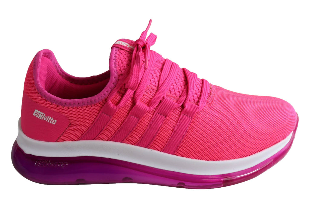 Actvitta Pisces Womens Comfort Cushioned Active Shoes Made In Brazil