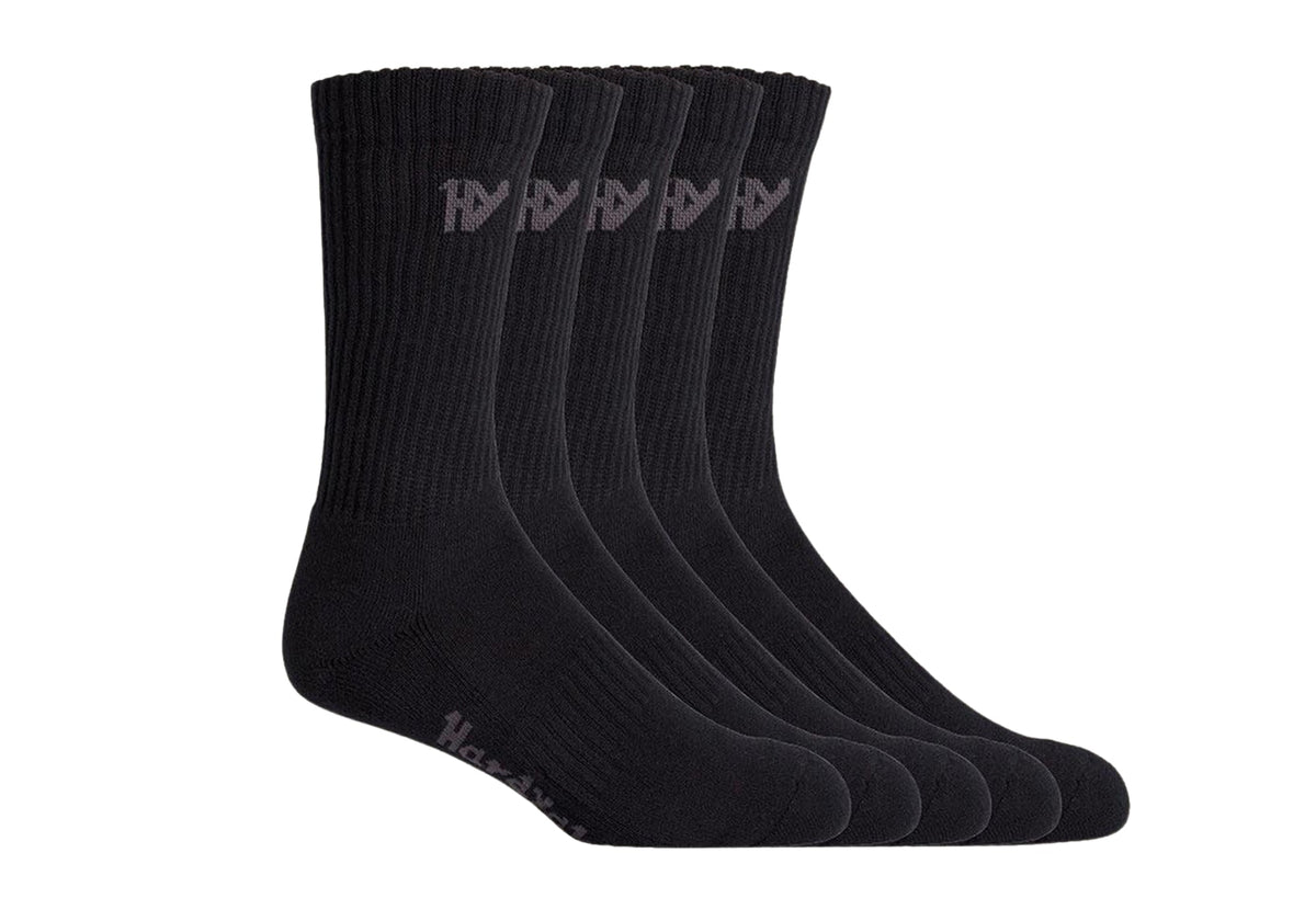 10 Pairs of Hard Yakka Cotton Rich Crew Sock (10 PACK)