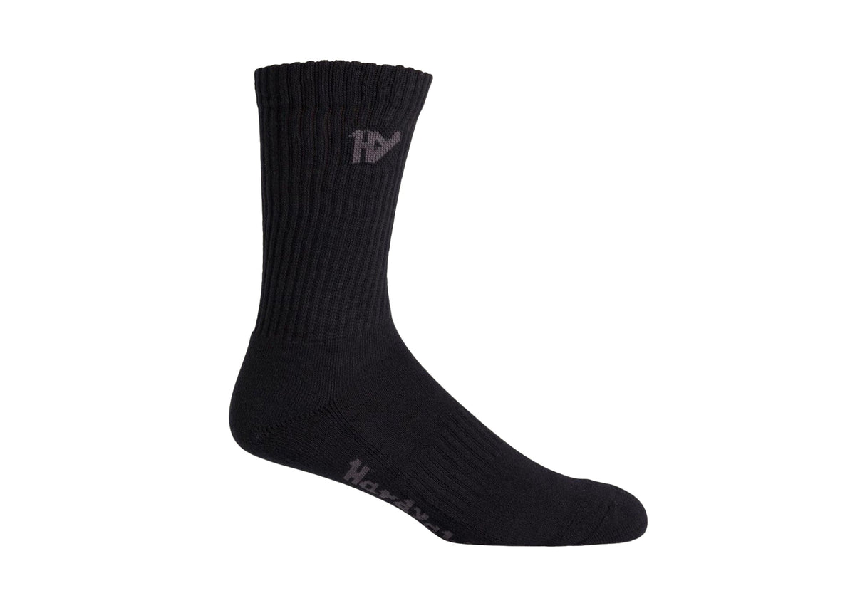 10 Pairs of Hard Yakka Cotton Rich Crew Sock (10 PACK)
