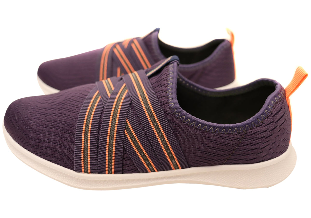 Actvitta Lindie Womens Comfort Cushioned Active Shoes Made In Brazil
