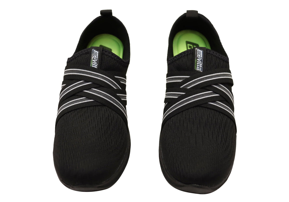 Actvitta Lindie Womens Comfort Cushioned Active Shoes Made In Brazil