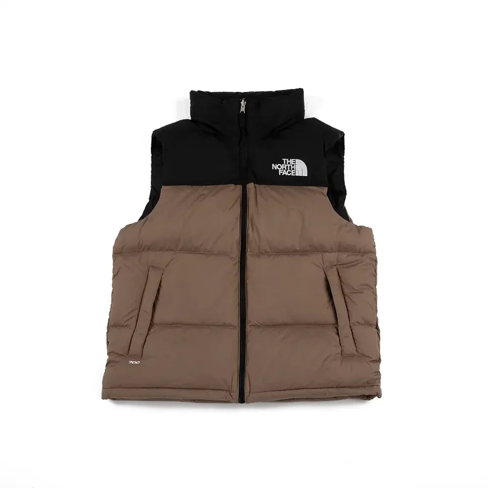 1996 Retro Nuptse Vest 'Mocha Brown TNF Black'