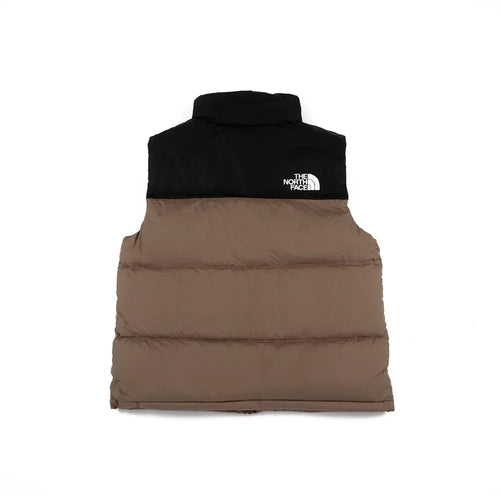 1996 Retro Nuptse Vest 'Mocha Brown TNF Black'