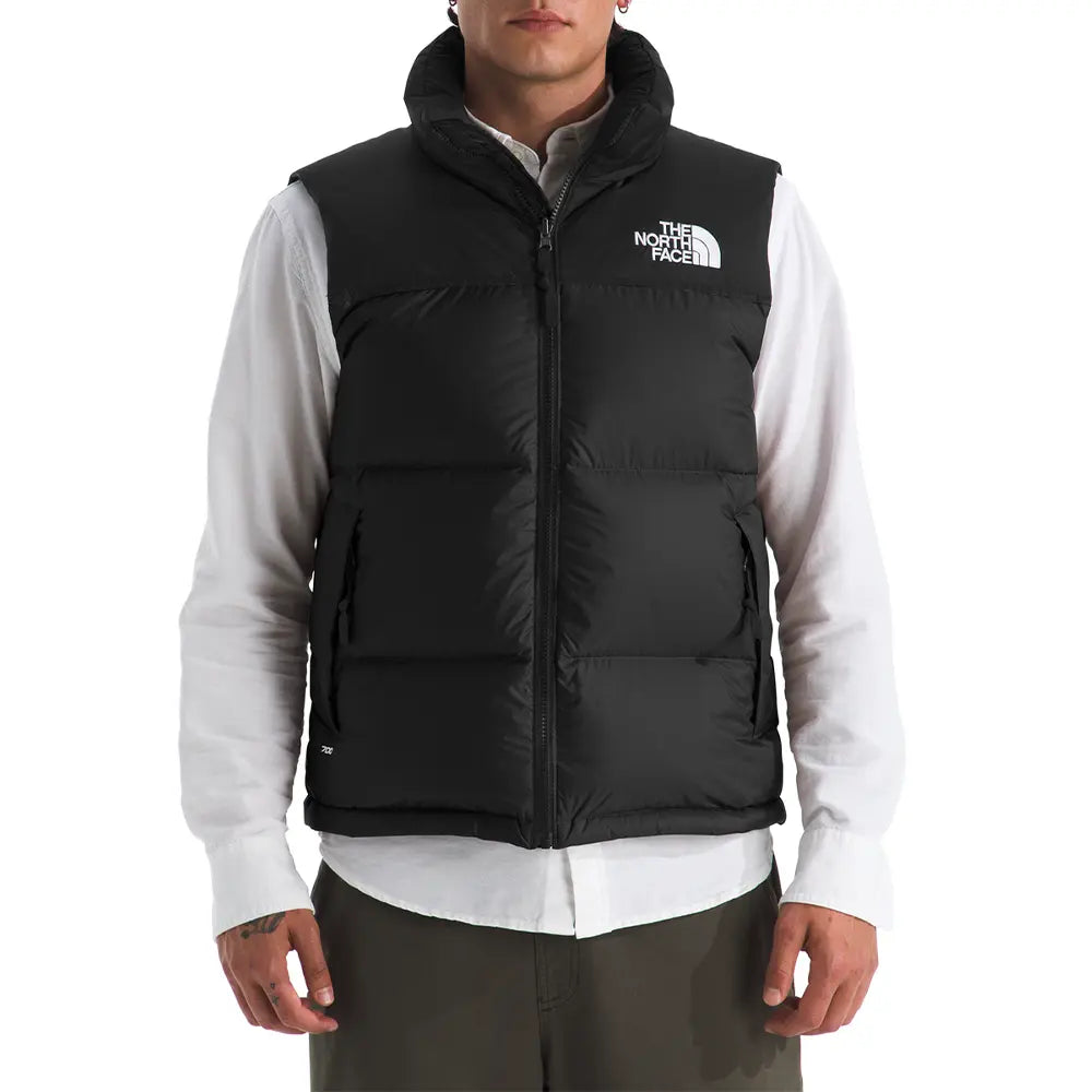1996 Retro Nuptse Vest 'TNF Black Recycled Down'