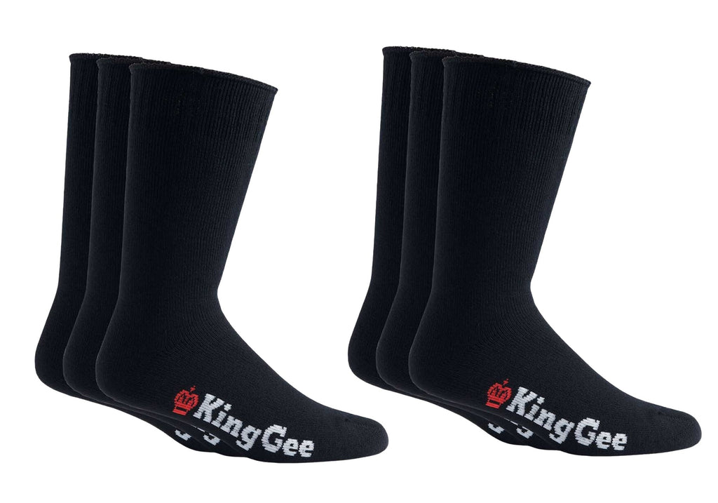 6 Pairs of KingGee Mens Bambo Work Socks