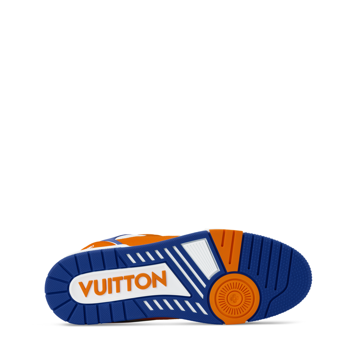 Louis Vuitton LV Trainer Orange Velcro Strap Sneaker