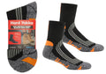 2 Pairs of Hard Yakka Mens Core Coolmax Padded Quater Crew Sock