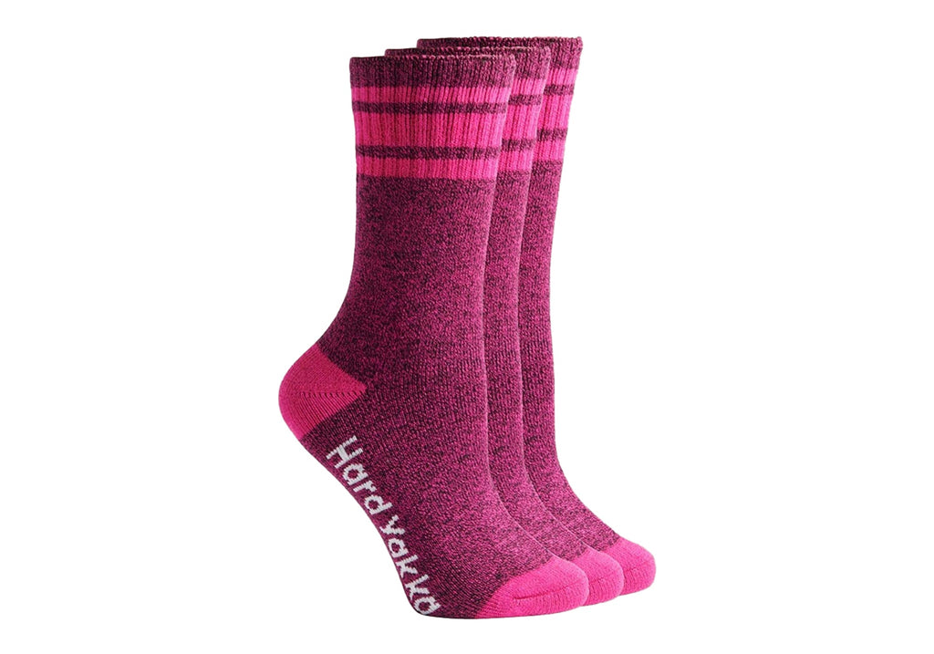 3 Pairs of Hard Yakka Womens Bambo Work Socks