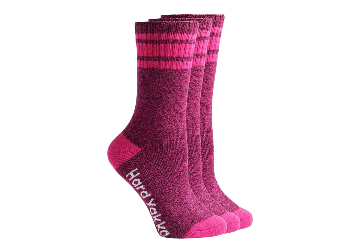 3 Pairs of Hard Yakka Womens Bambo Work Socks