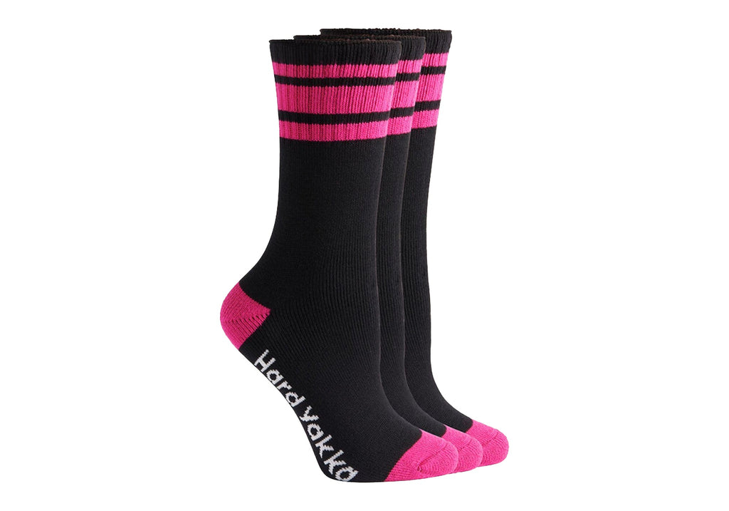3 Pairs of Hard Yakka Womens Bambo Work Socks