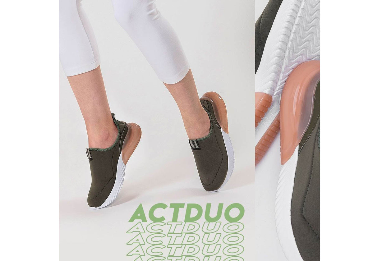 Actvitta Sharnell Womens Cushioned Slip On Active Shoes Made In Brazil